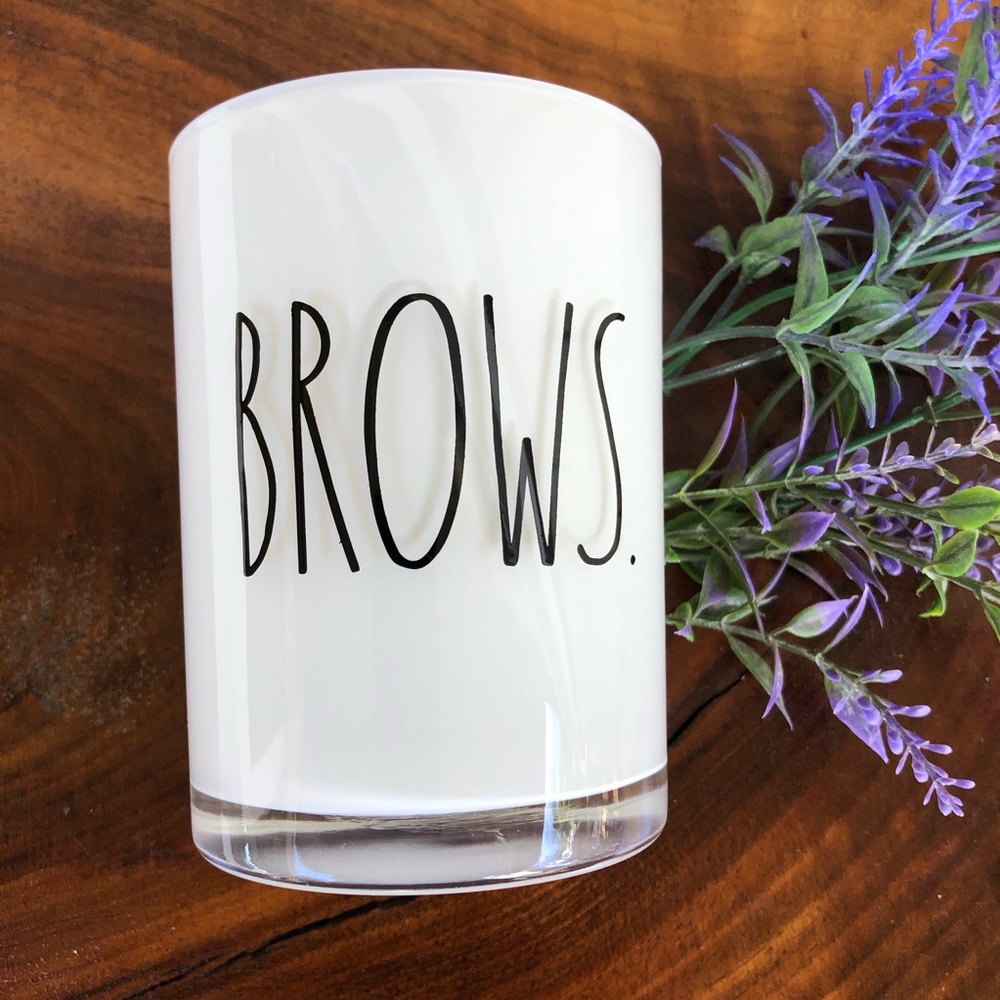 Rae Dunn “BROWS.” Makeup Cup
